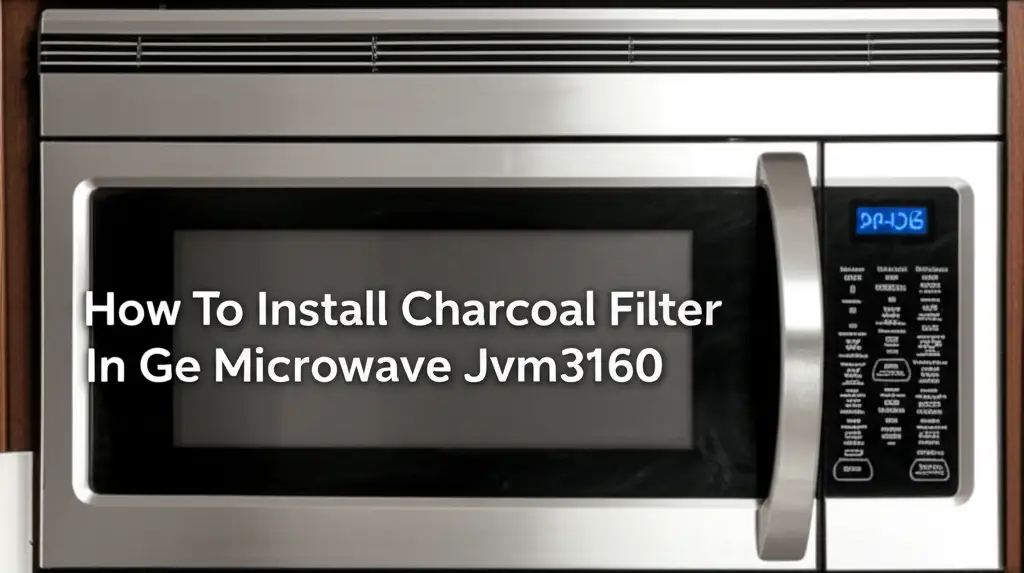 How To Install Charcoal Filter In Ge Microwave Jvm3160