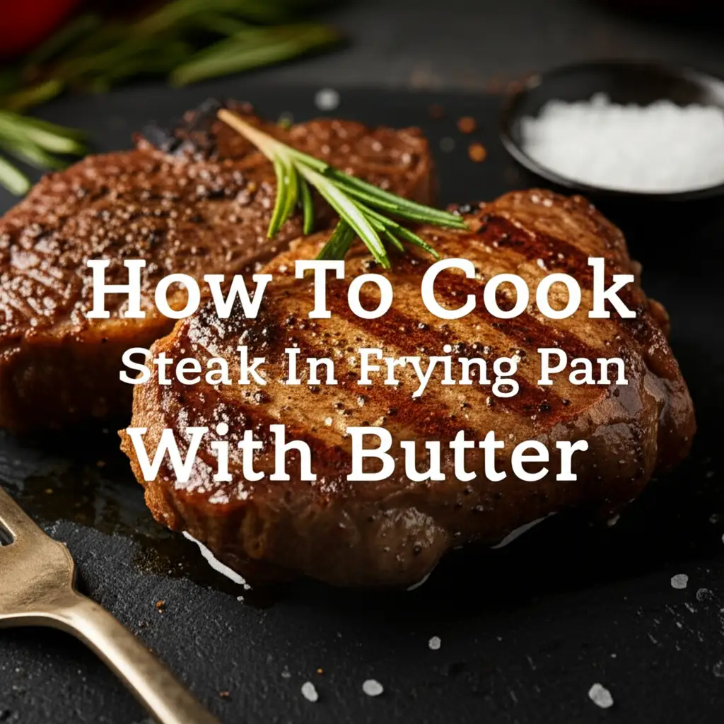 Learn how to cook steak in a frying pan with butter for a perfect sear and juicy interior. Master pan-searing techniques for restaurant-quality steak at home.