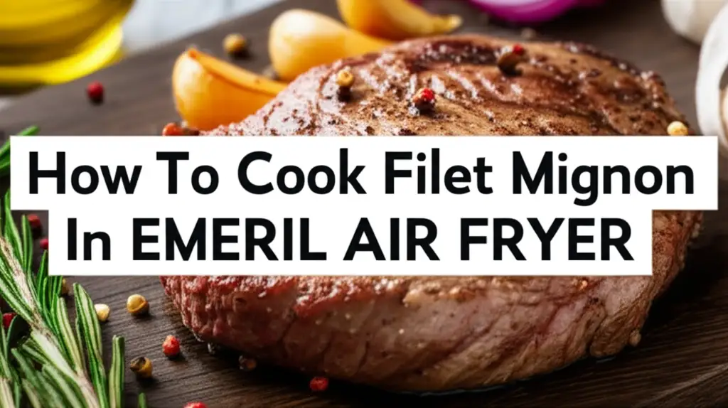 How To Cook Filet Mignon In Emeril Air Fryer
