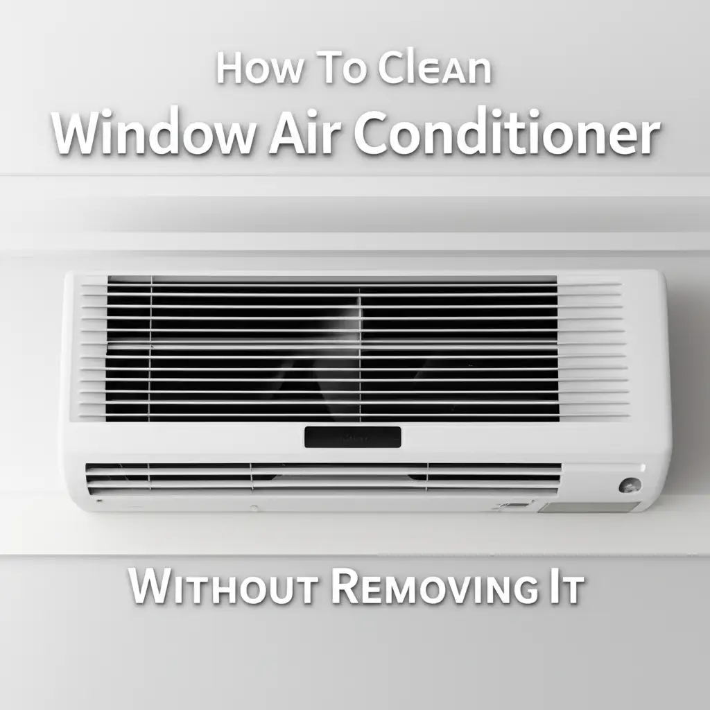 How To Clean Window Air Conditioner Without Removing It