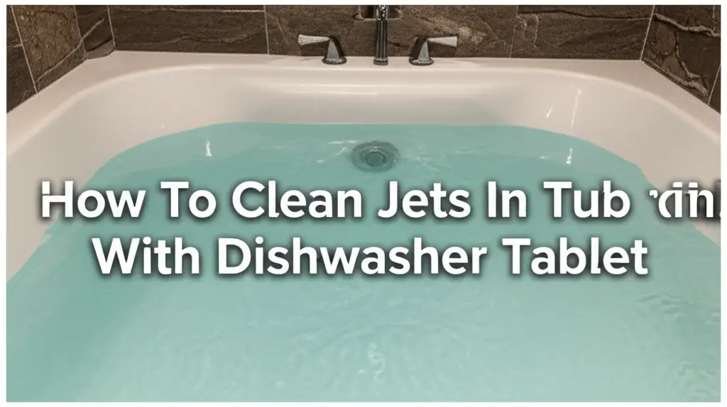 Discover how to clean jets in your tub with a dishwasher tablet for a sparkling clean, hygienic jetted tub. Learn simple, effective steps.