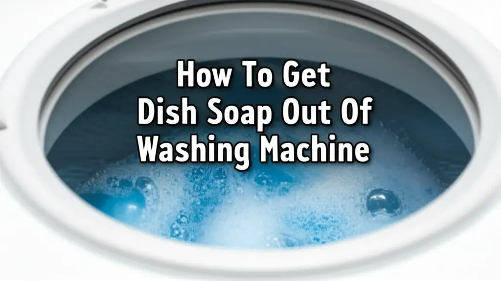 How To Get Dish Soap Out Of Washing Machine