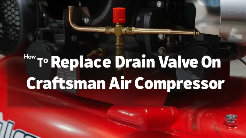 How To Replace Drain Valve On Craftsman Air Compressor