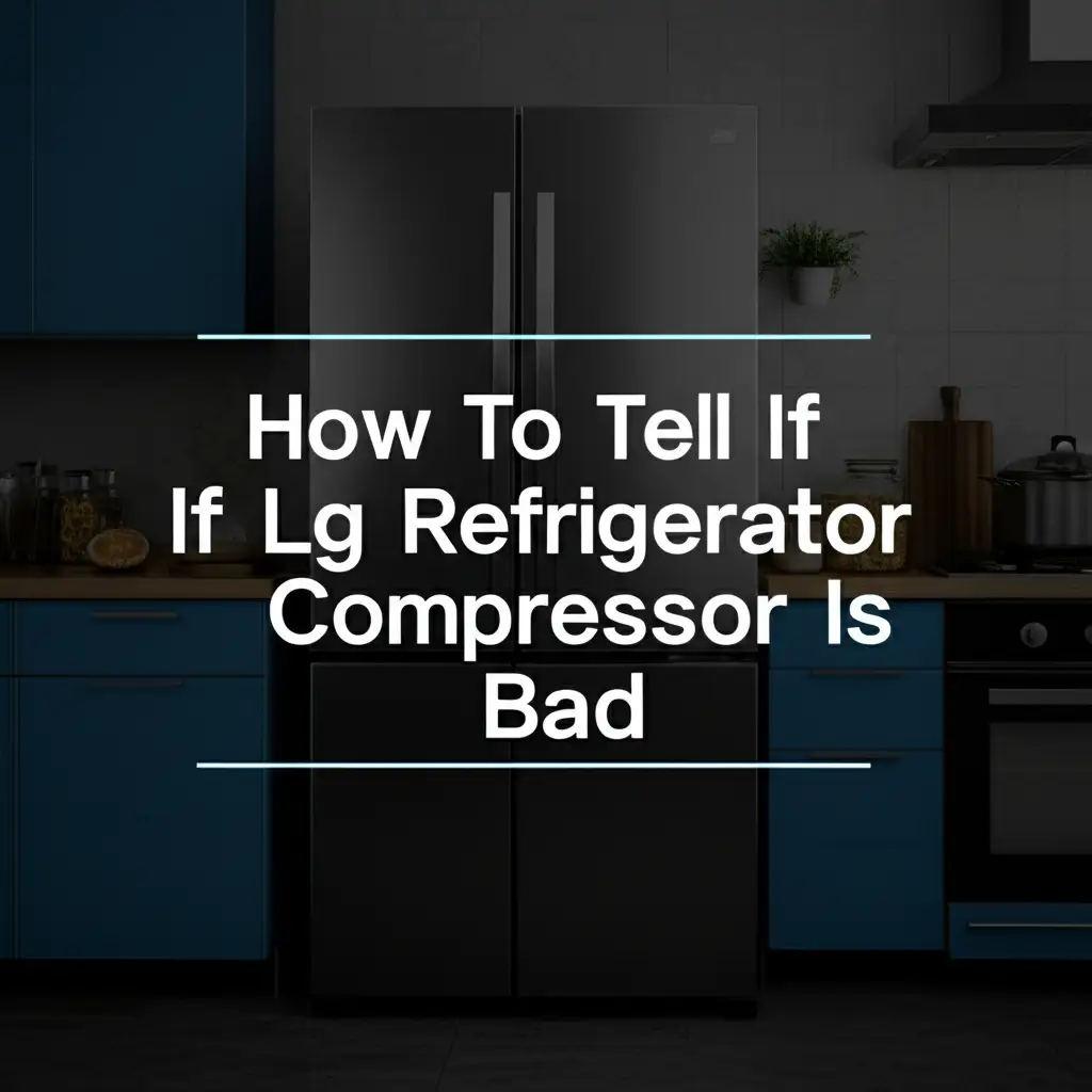 How To Tell If Lg Refrigerator Compressor Is Bad