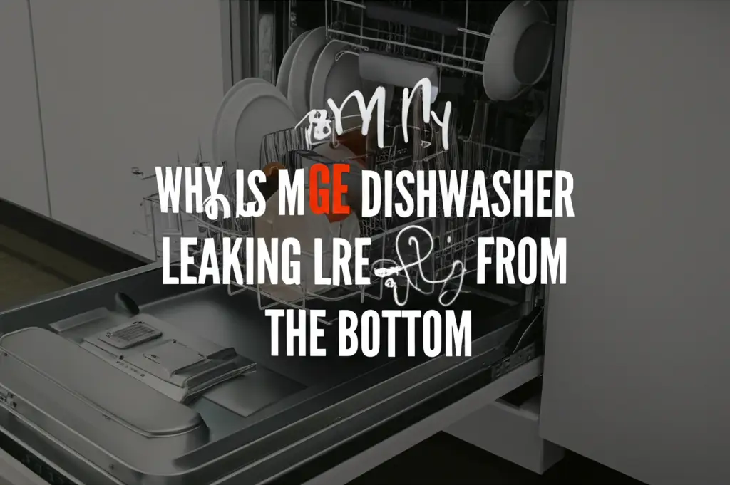 Why Is My Ge Dishwasher Leaking From The Bottom