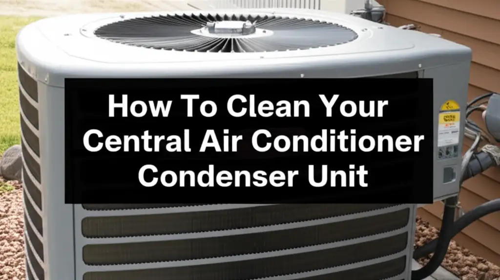How To Clean Your Central Air Conditioner Condenser Unit