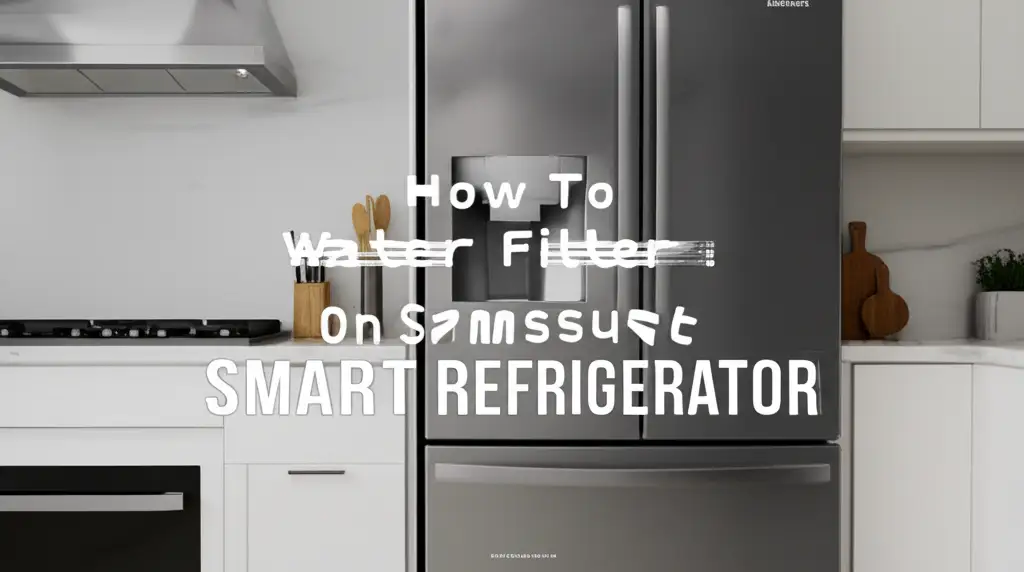 How To Reset Water Filter On Samsung Smart Refrigerator