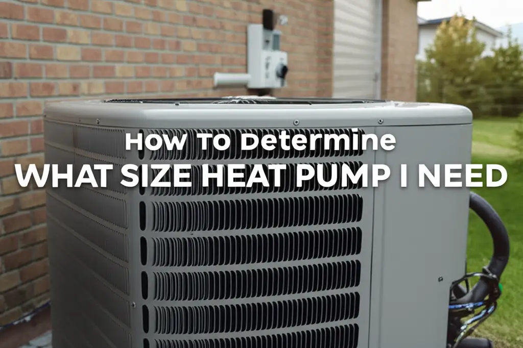 How To Determine What Size Heat Pump I Need