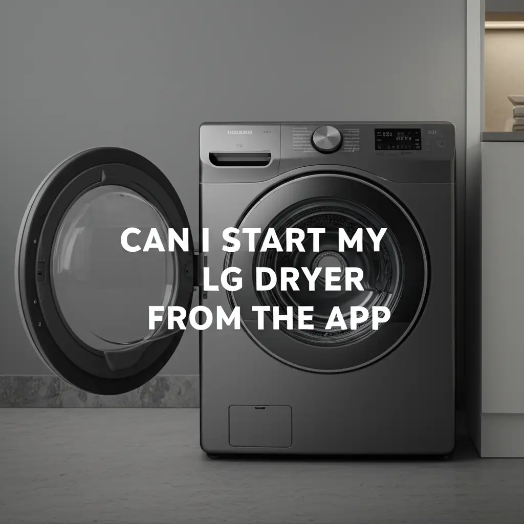 Can I Start My Lg Dryer From The App