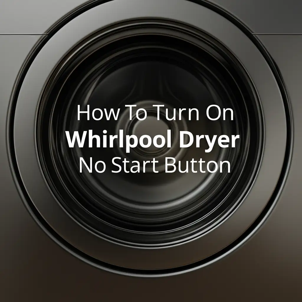 How To Turn On Whirlpool Dryer No Start Button