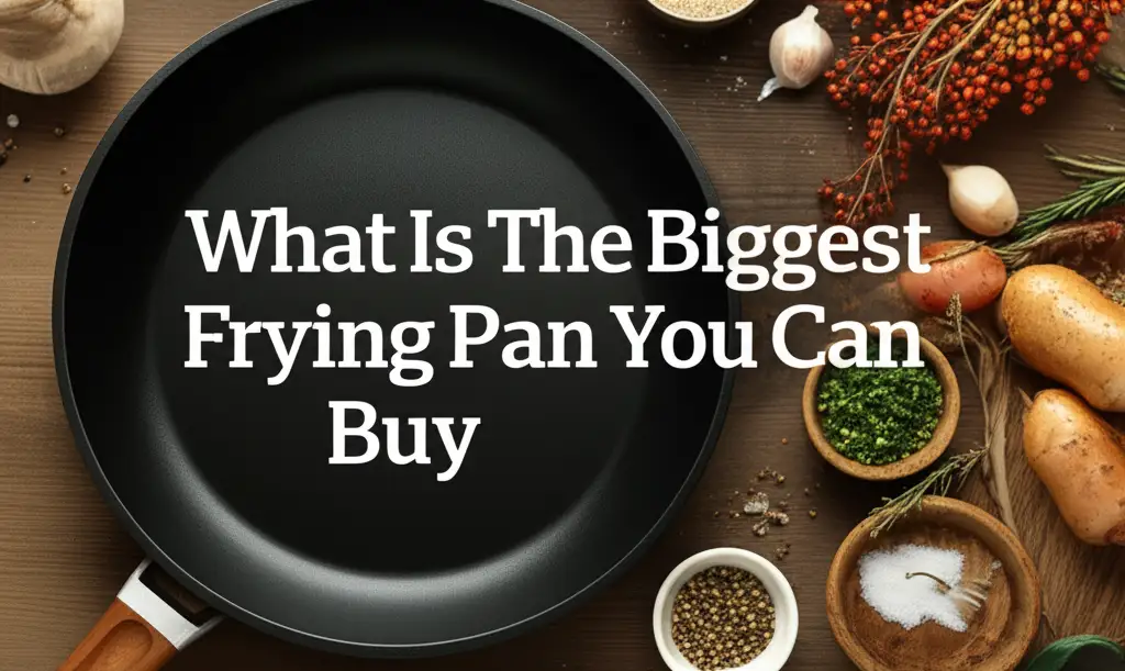 What Is The Biggest Frying Pan You Can Buy