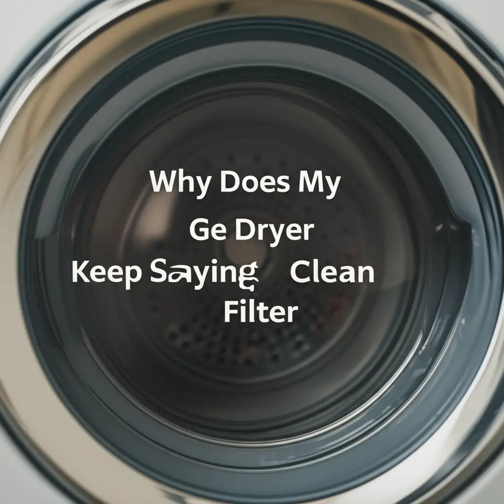 Why Does My Ge Dryer Keep Saying Clean Filter