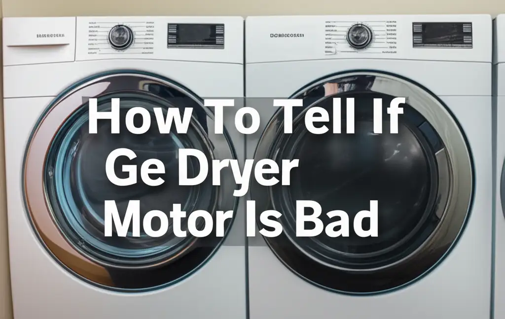 How To Tell If Ge Dryer Motor Is Bad