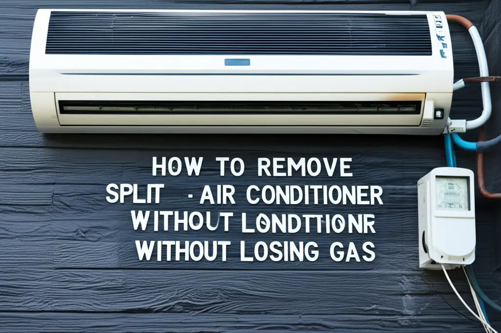 How To Remove Split Air Conditioner Without Losing Gas