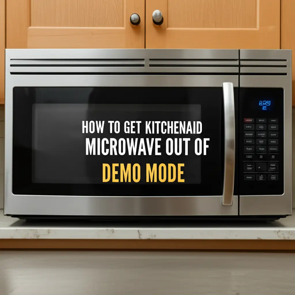 How To Get Kitchenaid Microwave Out Of Demo Mode