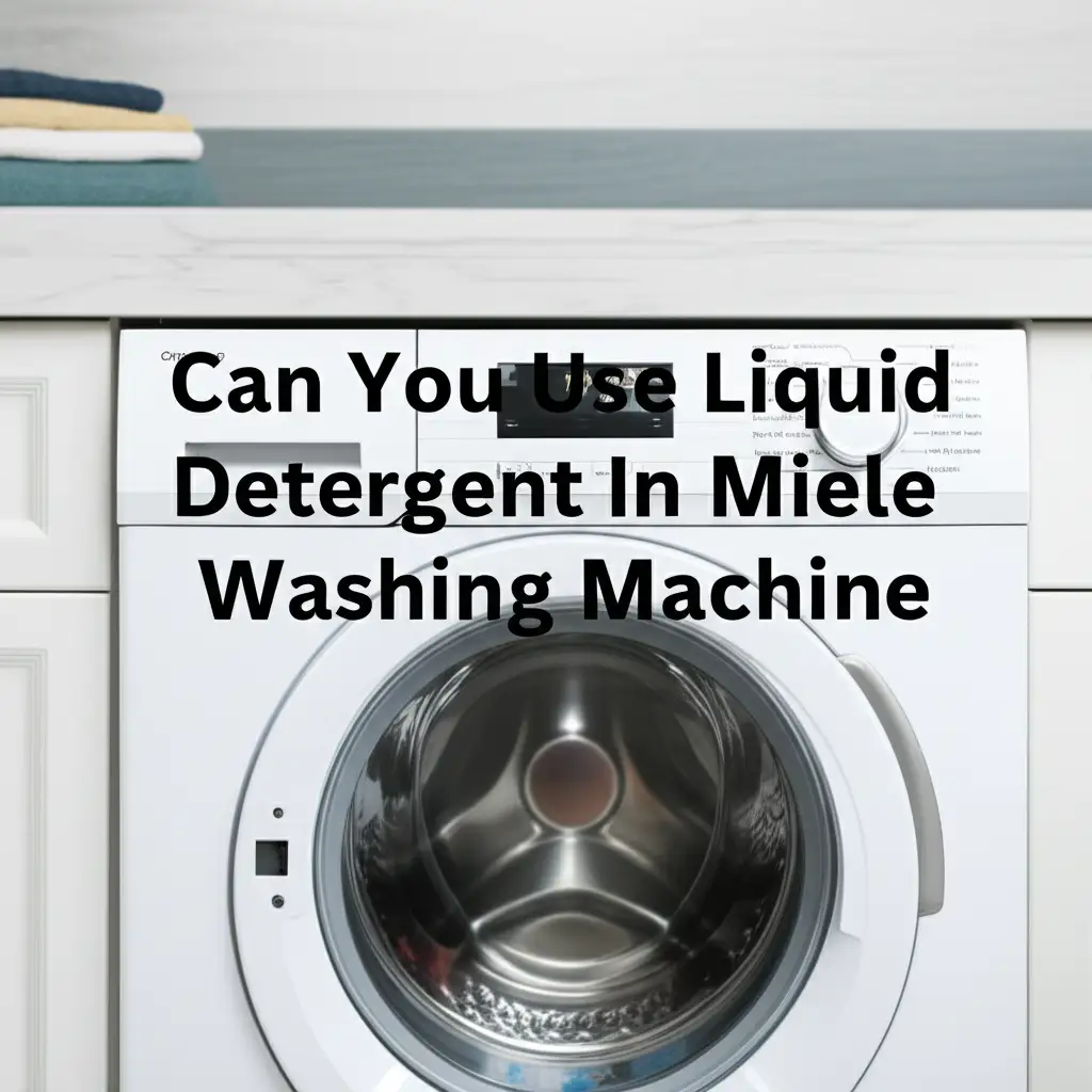 Can You Use Liquid Detergent In Miele Washing Machine