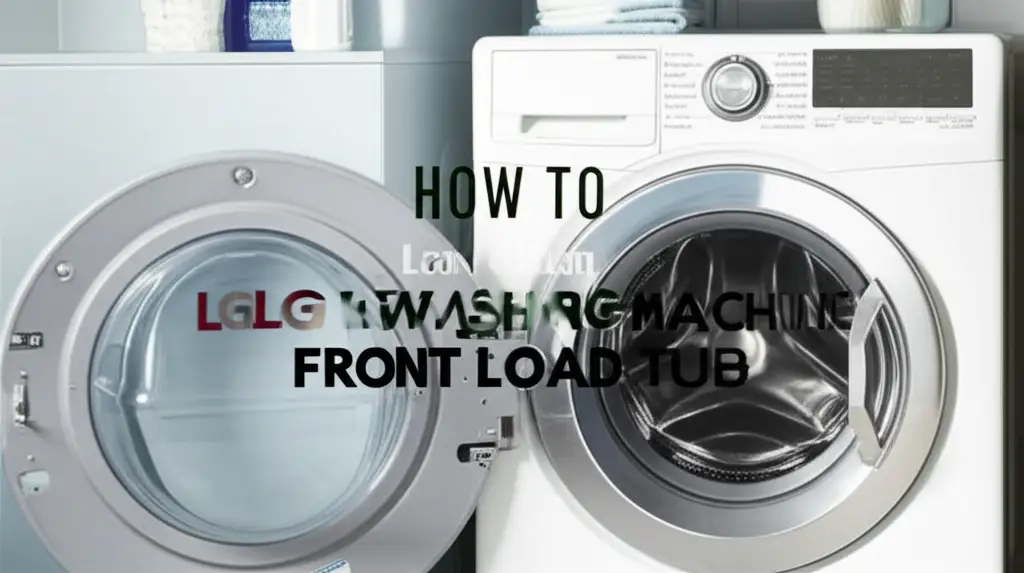Discover how to thoroughly clean your LG front load washing machine tub. Keep your appliance fresh and clothes spotless with our guide.