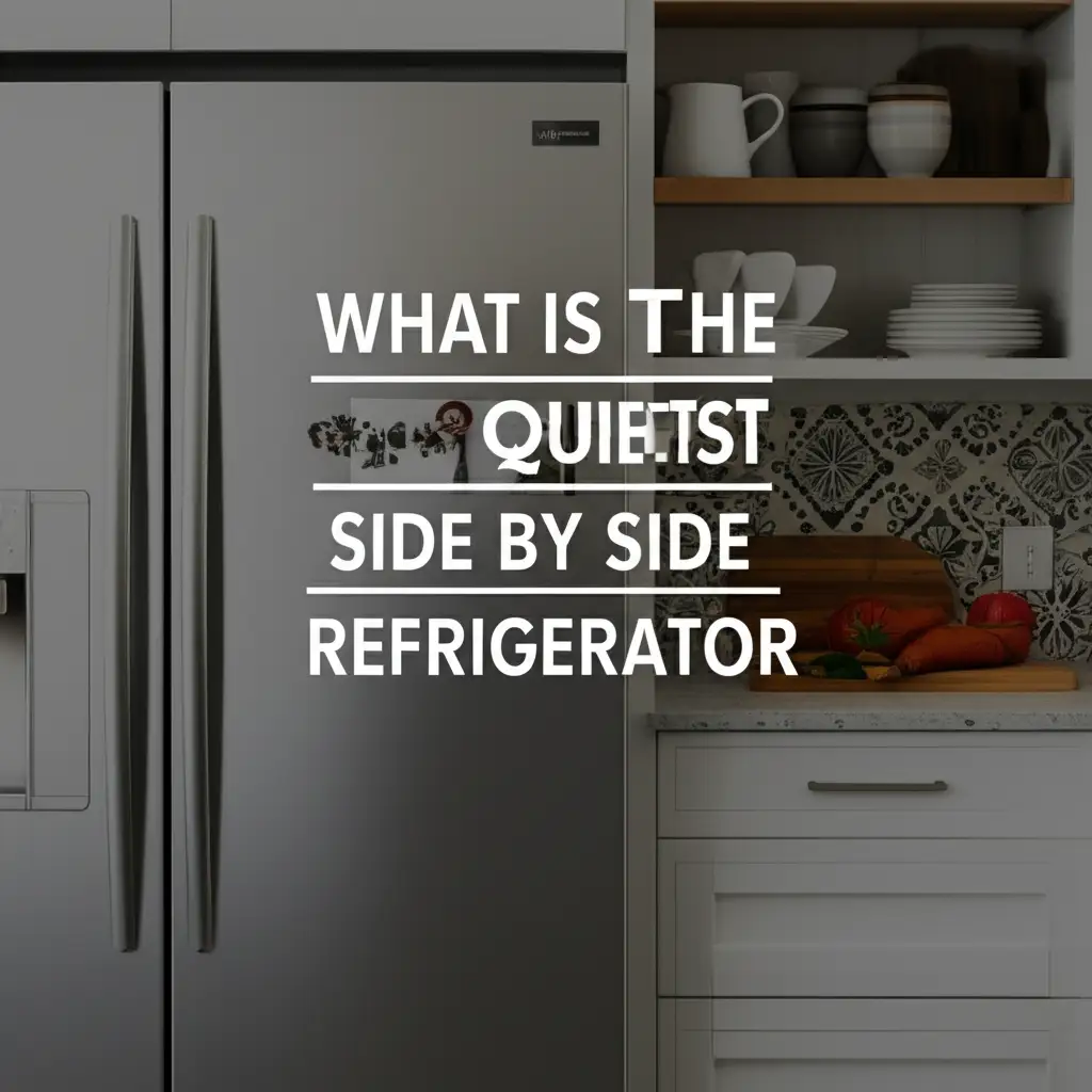 Discover the quietest side by side refrigerators and what makes them silent. Find top models and tips to reduce noise for a peaceful home.