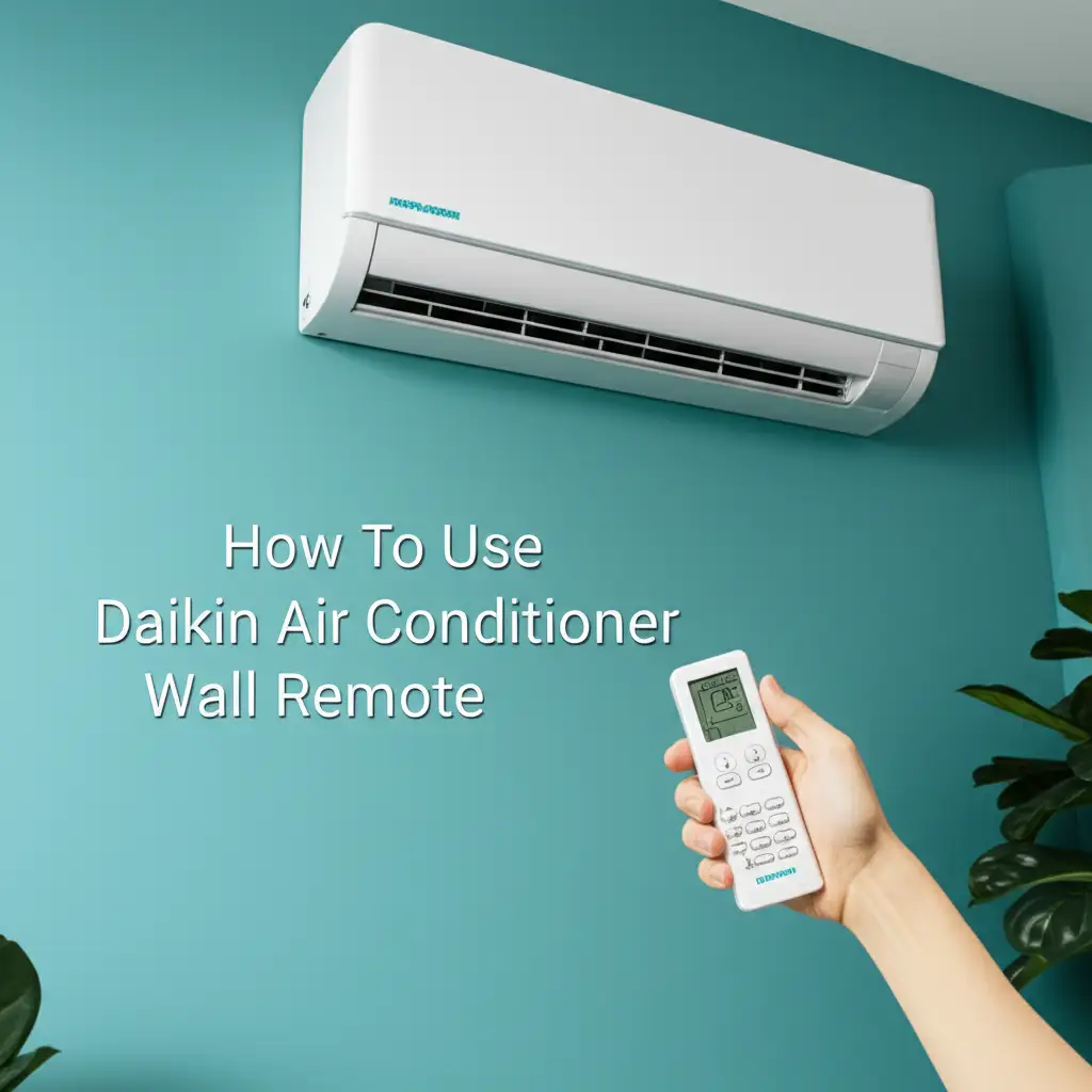 Master your Daikin wall remote with this guide. Learn to adjust temperature, modes, and settings for optimal comfort and efficiency in your home.
