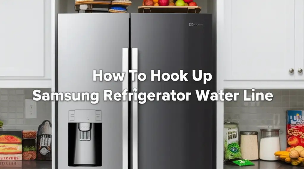How To Hook Up Samsung Refrigerator Water Line