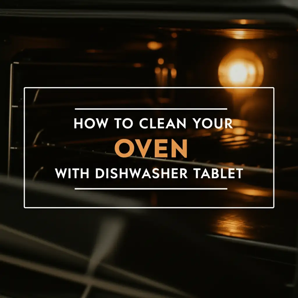How To Clean Your Oven With Dishwasher Tablet
