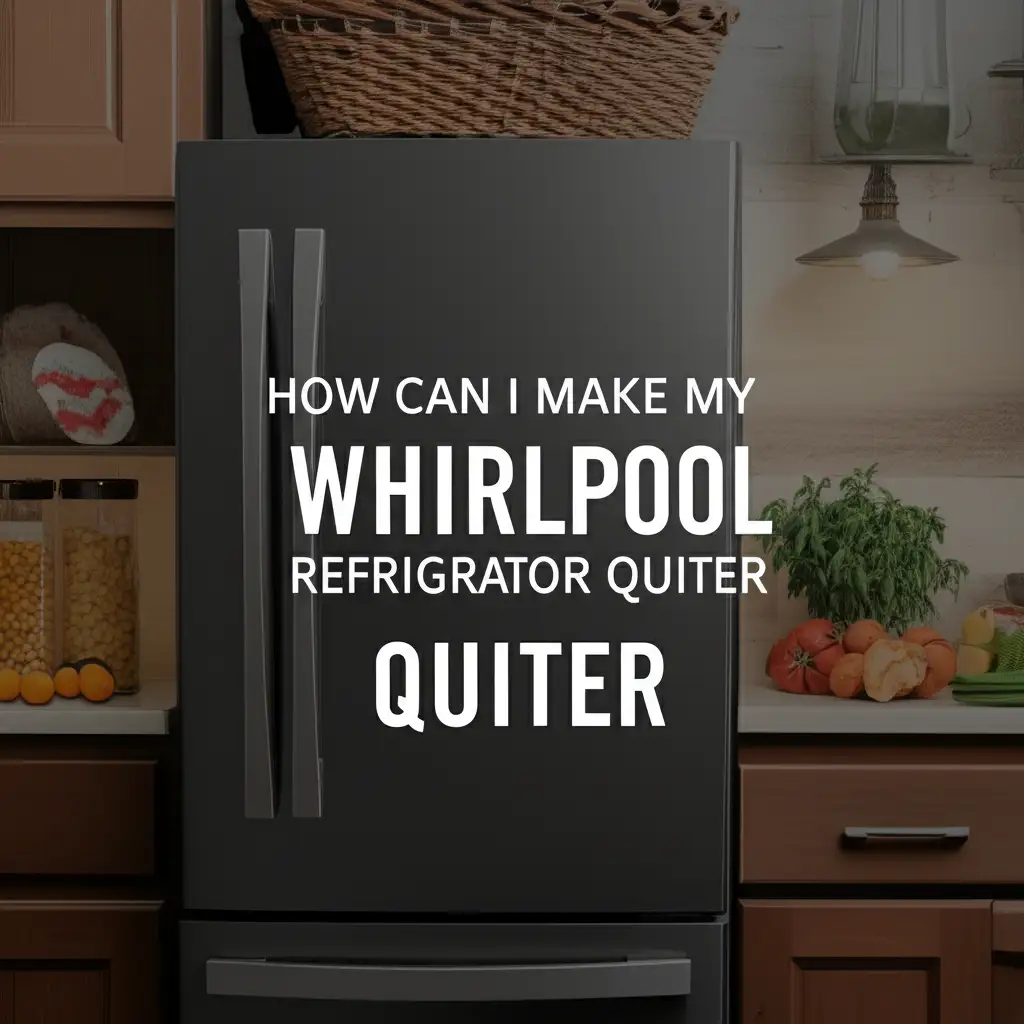 How Can I Make My Whirlpool Refrigerator Quieter