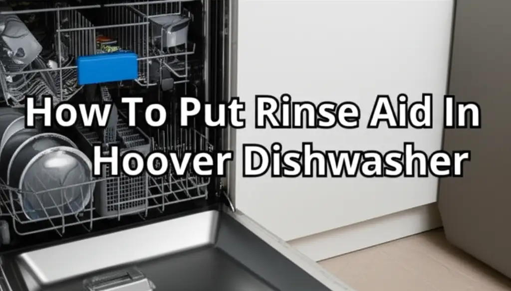 How To Put Rinse Aid In Hoover Dishwasher
