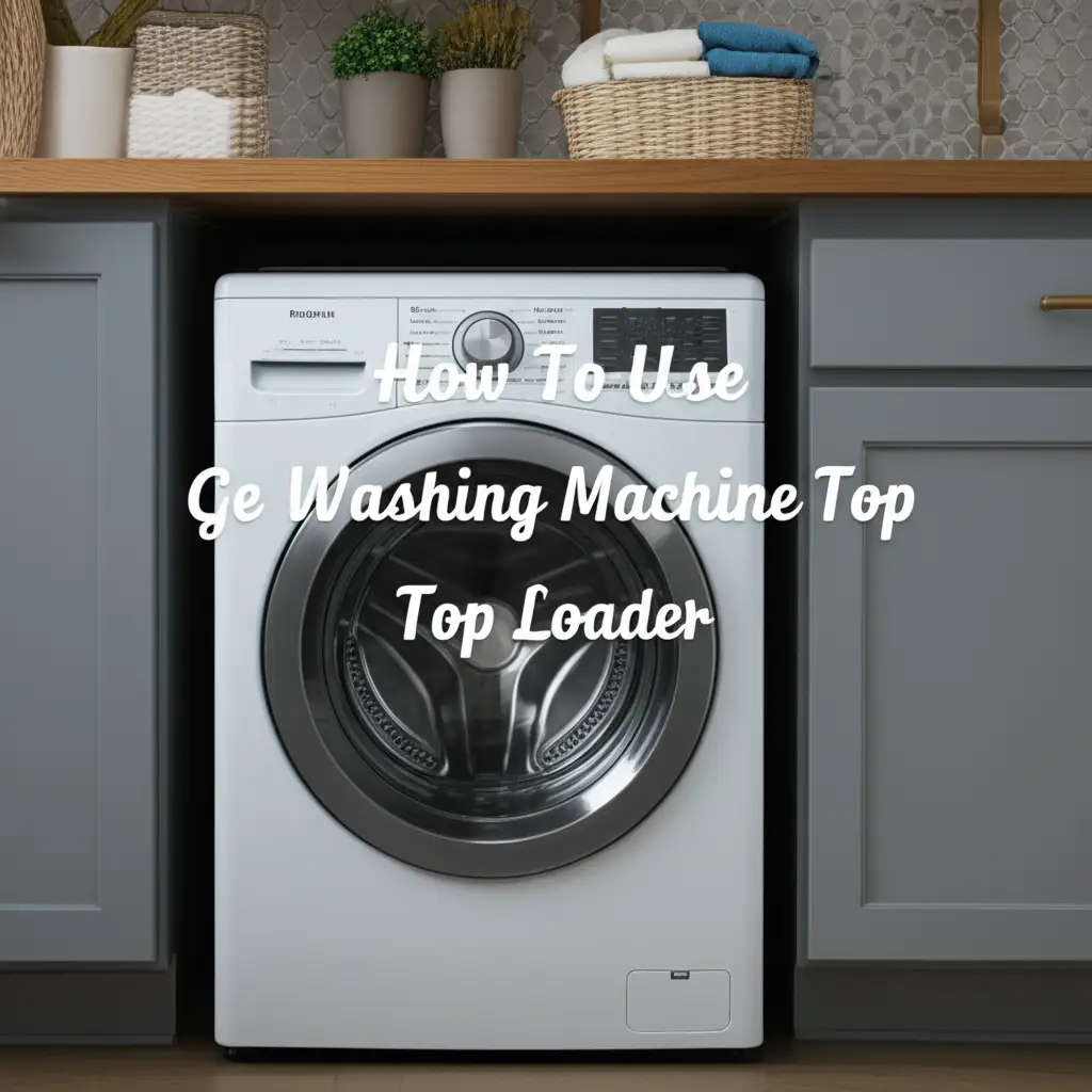 Learn how to use your GE top loader washing machine effectively. Discover simple steps for loading, selecting cycles, and care. Master laundry day with ease.