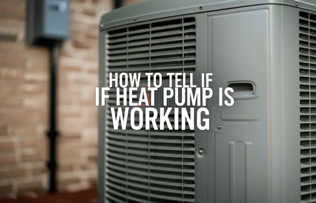 How To Tell If Heat Pump Is Working