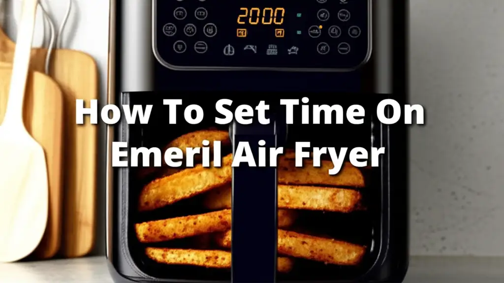 How To Set Time On Emeril Air Fryer