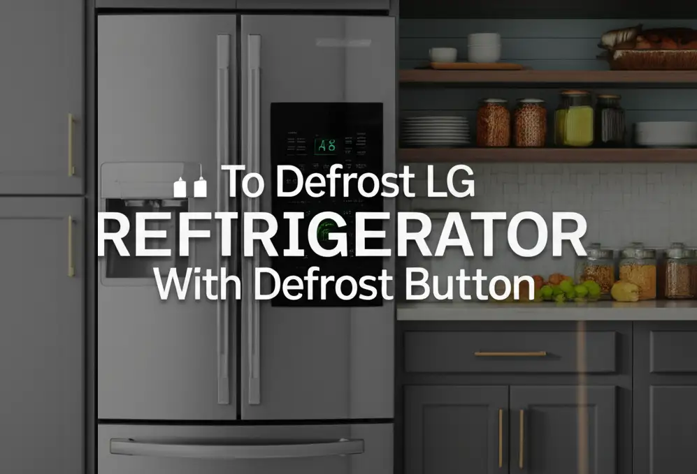 How To Defrost Lg Refrigerator With Defrost Button