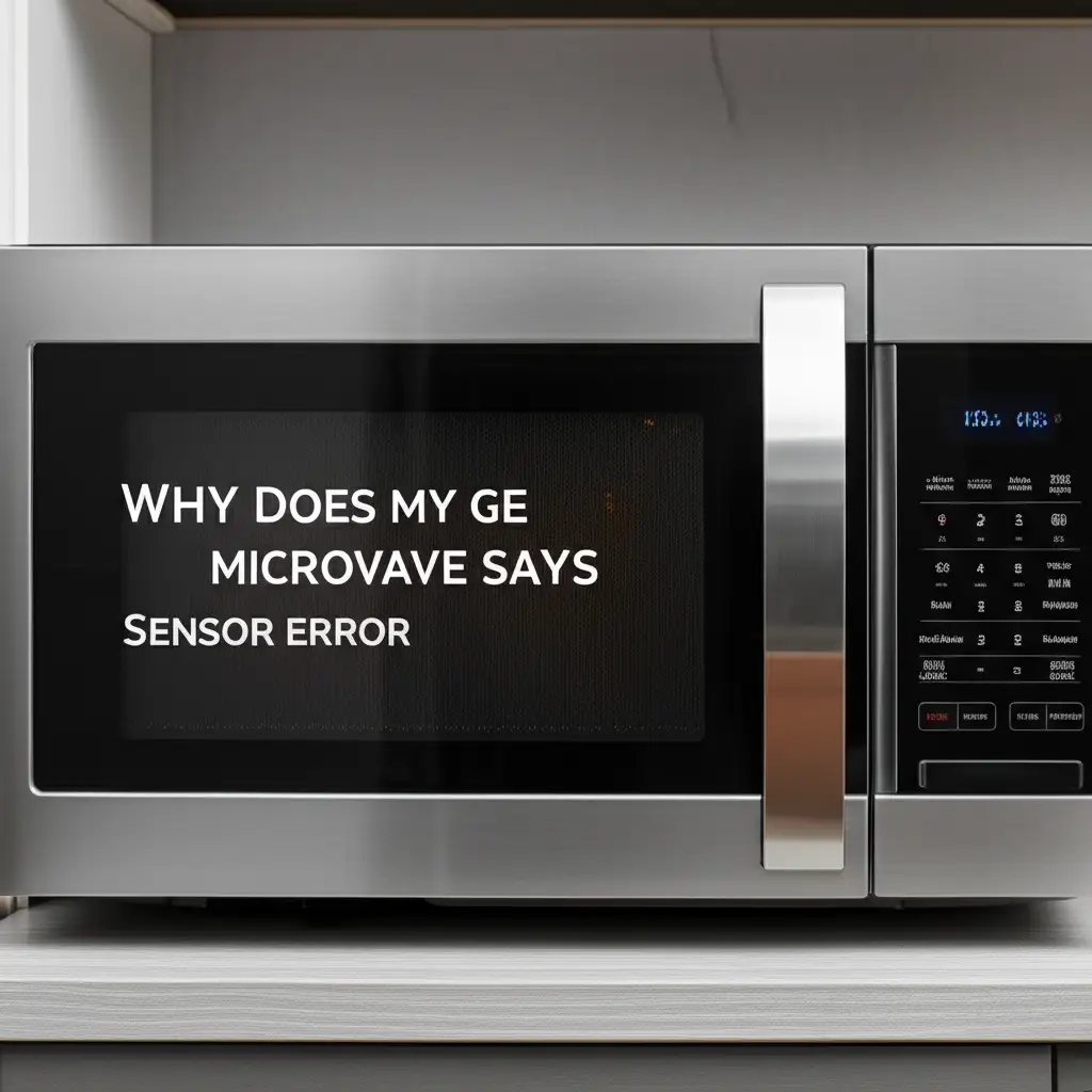 Why Does My Ge Microwave Says Sensor Error