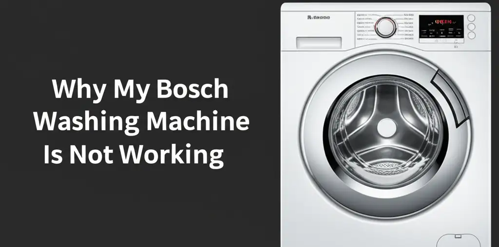 Why My Bosch Washing Machine Is Not Working