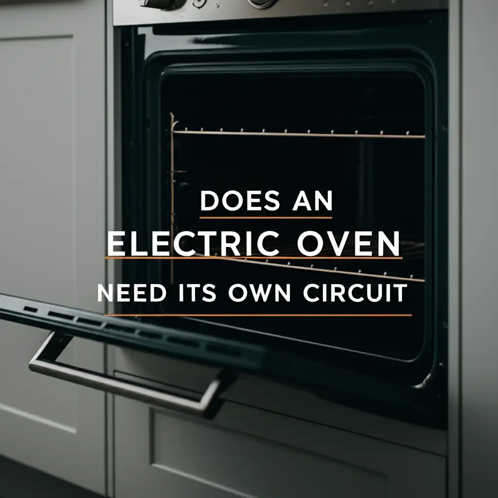 Does An Electric Oven Need Its Own Circuit