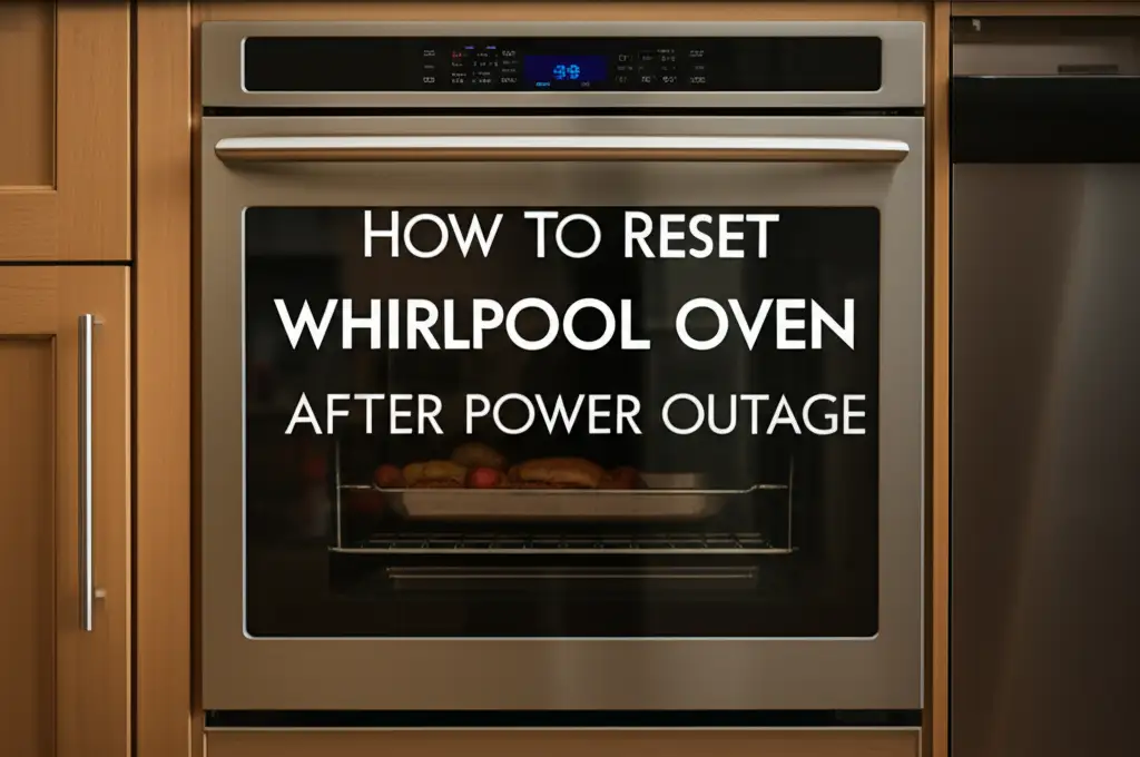 How To Reset Whirlpool Oven After Power Outage