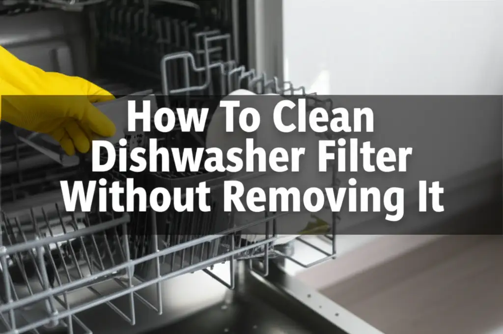 How To Clean Dishwasher Filter Without Removing It
