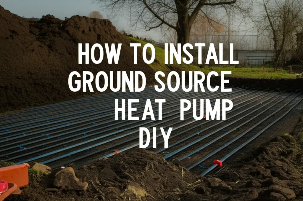 How To Install Ground Source Heat Pump Diy