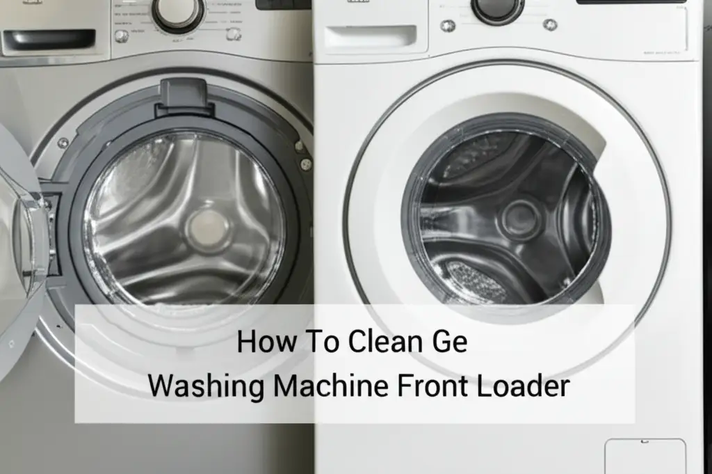 Learn how to clean your GE washing machine front loader thoroughly. This guide covers the gasket, dispenser, filter, and self-clean cycle to eliminate odors and grime.