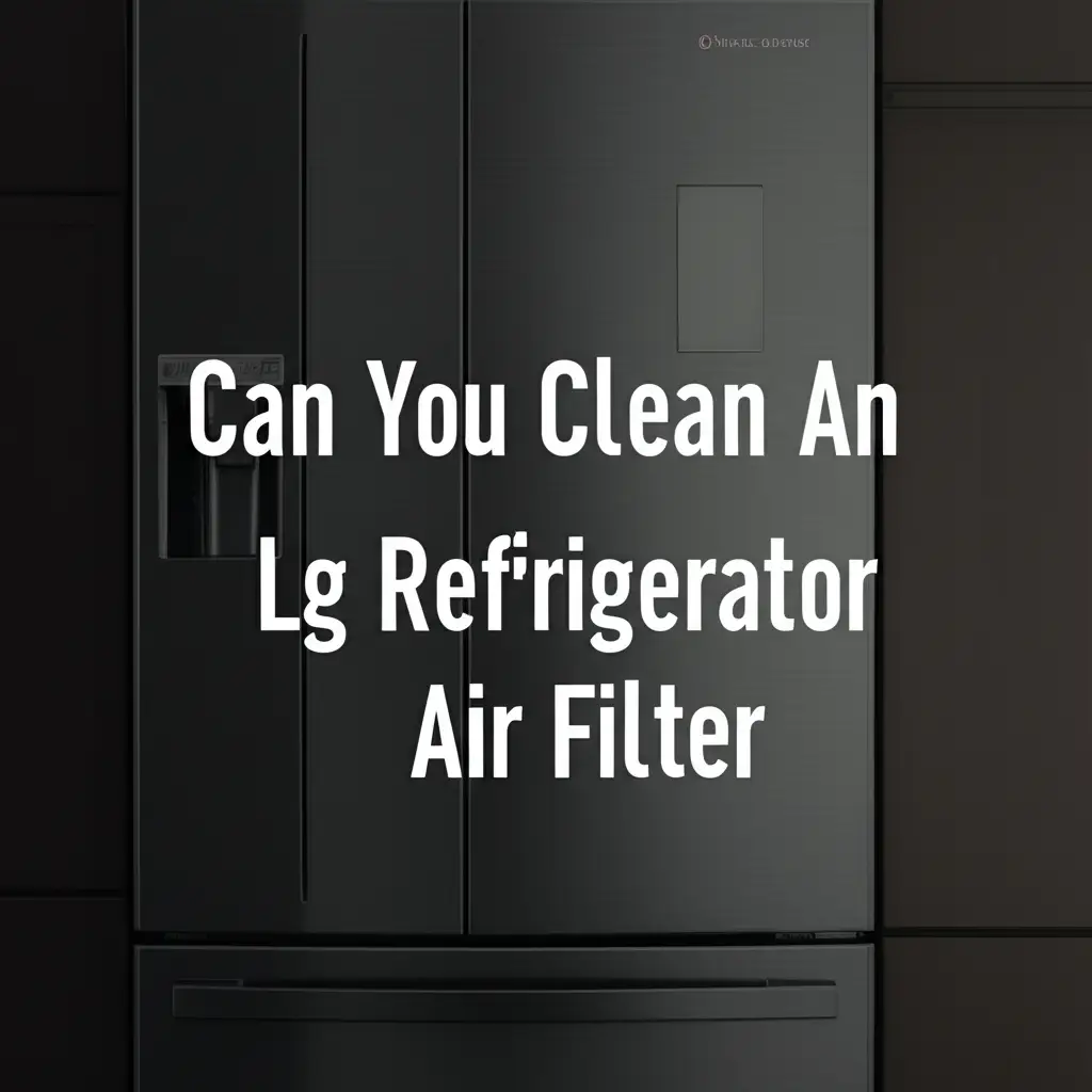 Can You Clean An Lg Refrigerator Air Filter