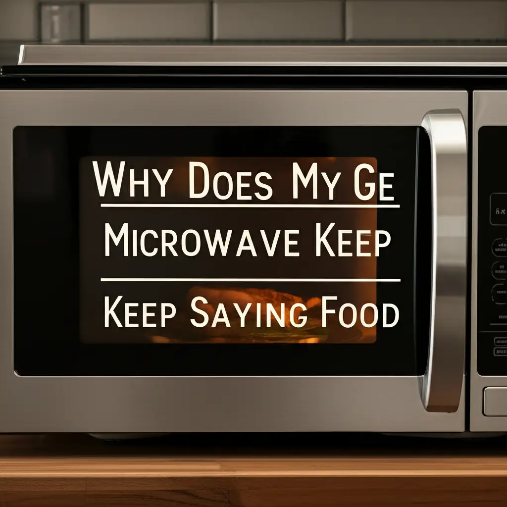 Why Does My Ge Microwave Keep Saying Food