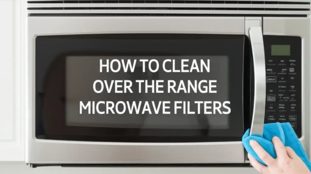 How To Clean Over The Range Microwave Filters