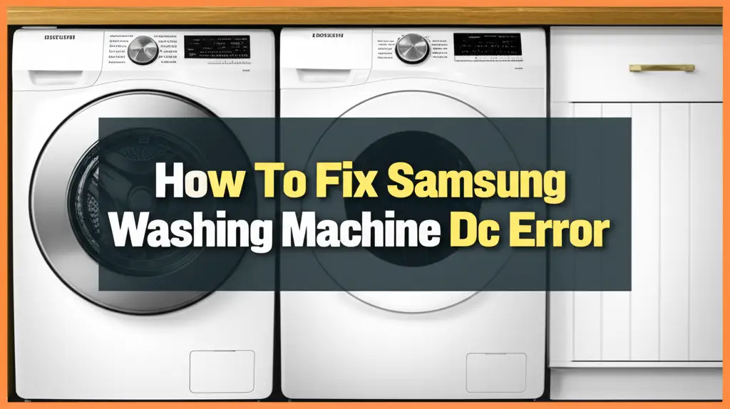How To Fix Samsung Washing Machine Dc Error