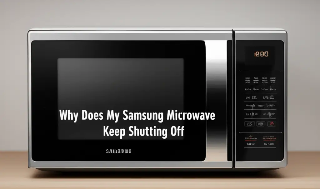 Why Does My Samsung Microwave Keep Shutting Off