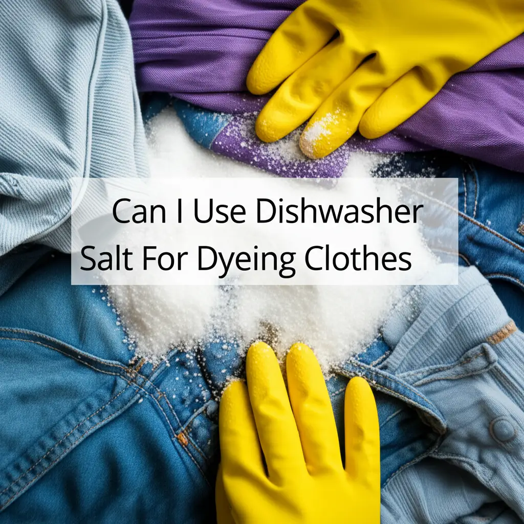 Can I Use Dishwasher Salt For Dyeing Clothes