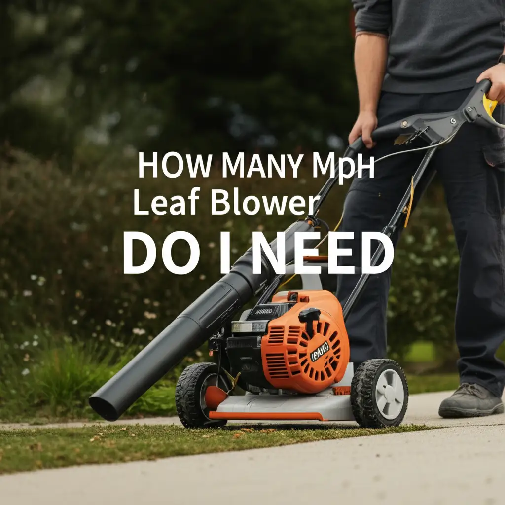 How Many Mph Leaf Blower Do I Need