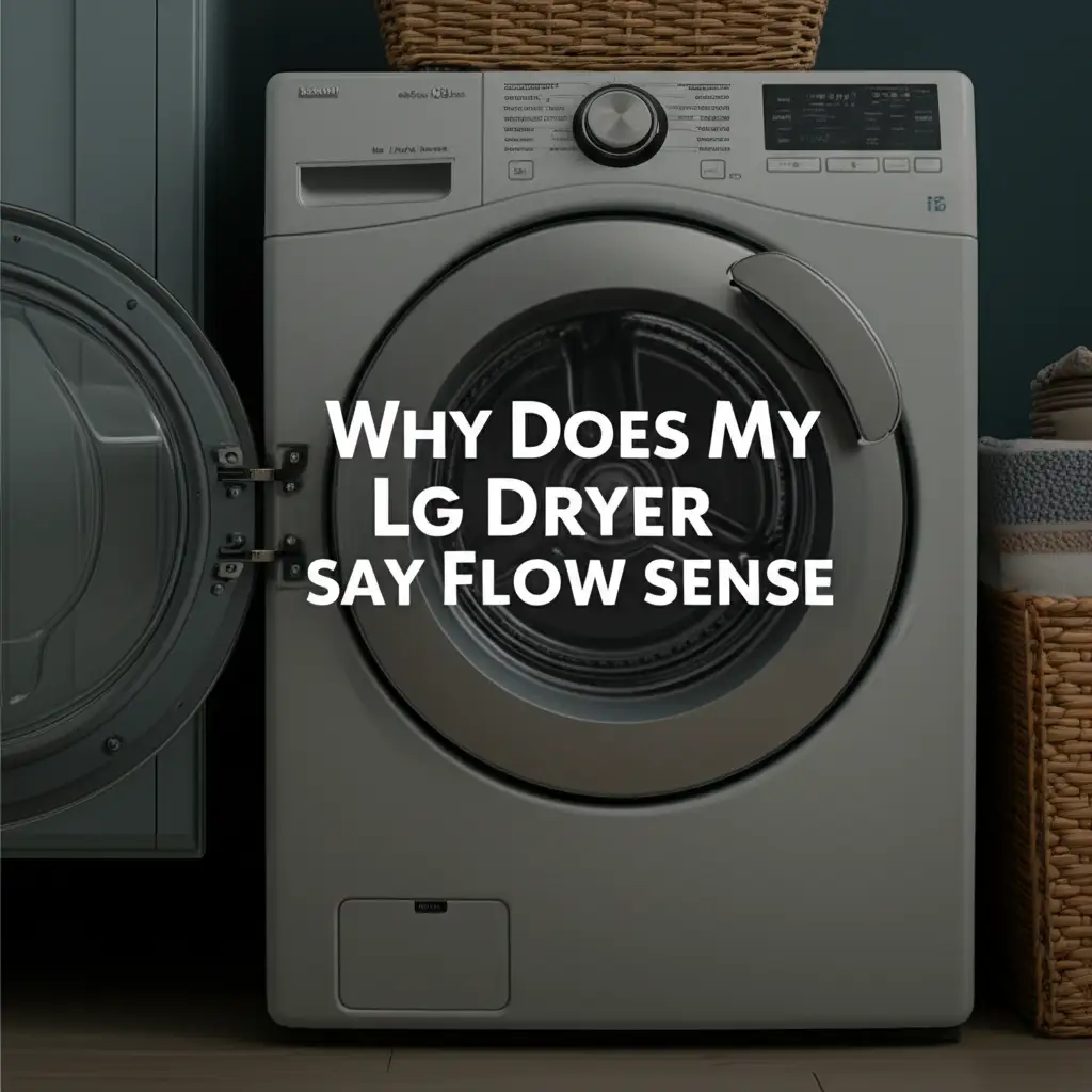 Why Does My Lg Dryer Say Flow Sense