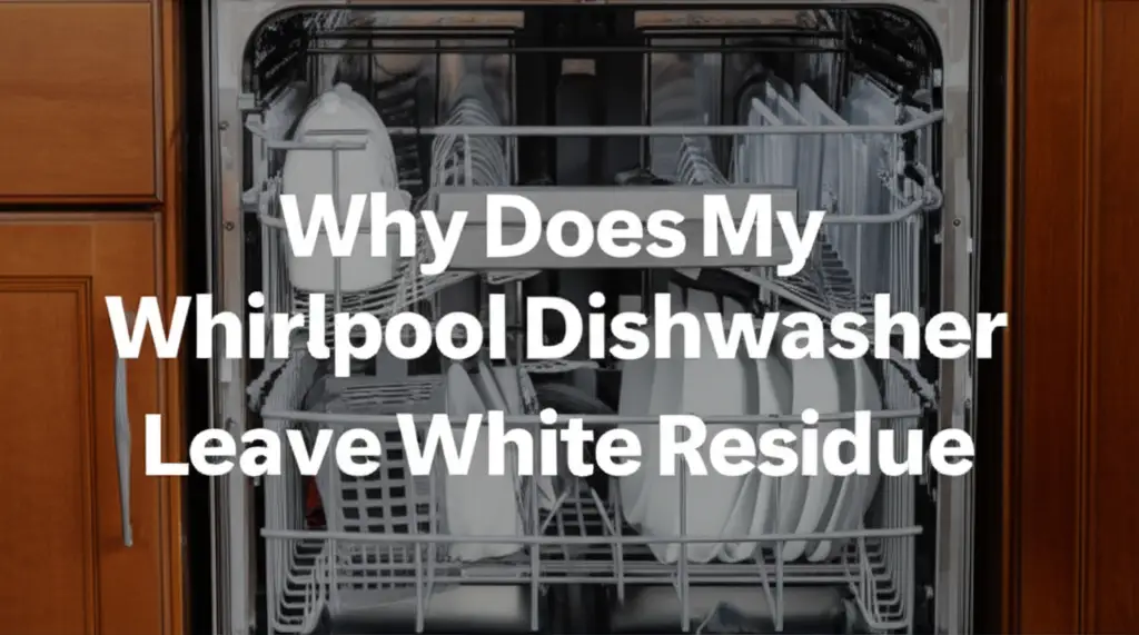 Why Does My Whirlpool Dishwasher Leave White Residue