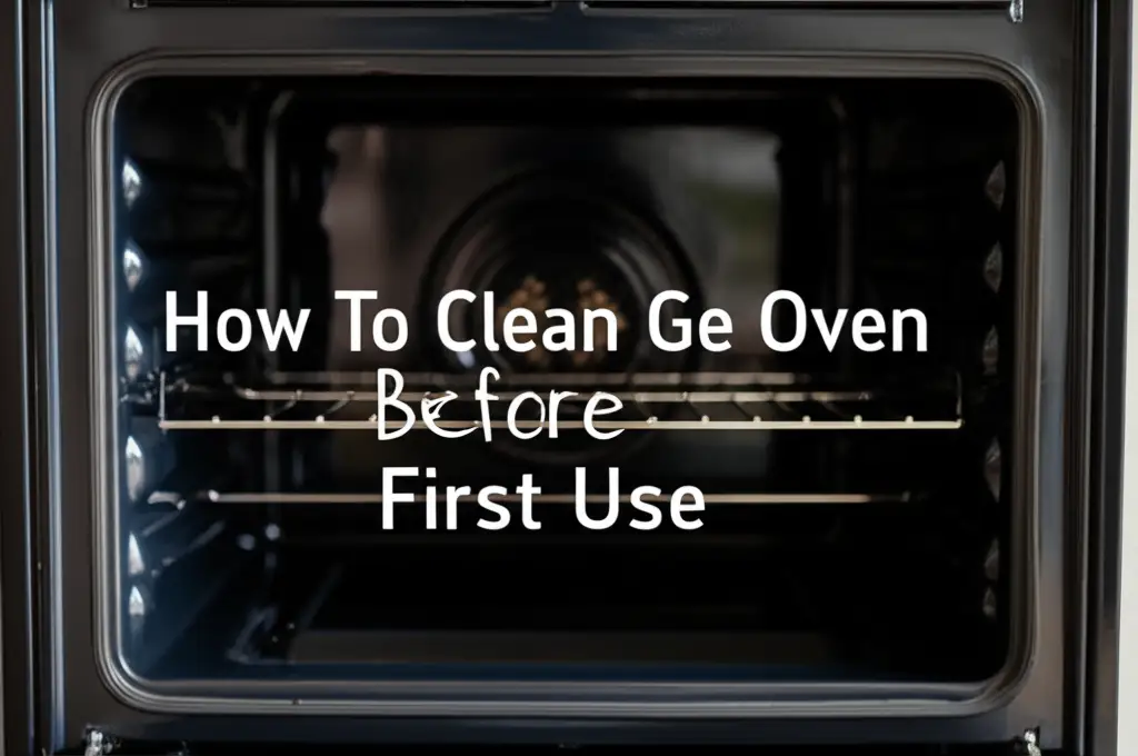How To Clean Ge Oven Before First Use