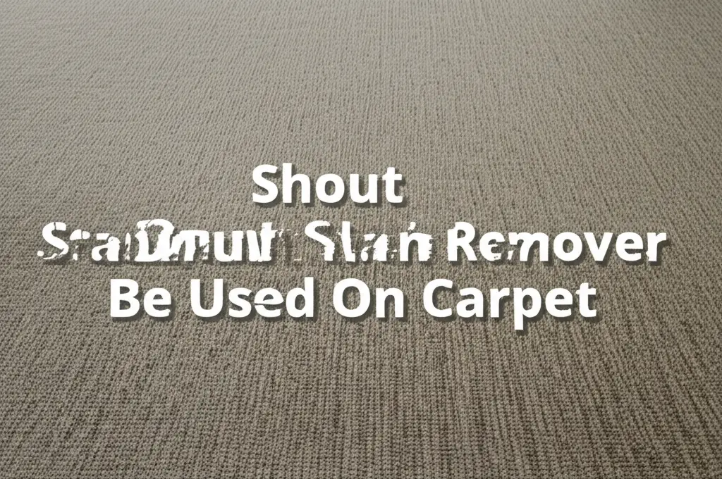 Can Shout Stain Remover Be Used On Carpet
