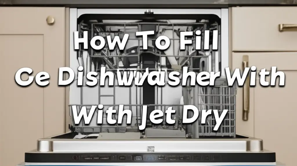 How To Fill GE Dishwasher With Jet Dry for Sparkling Dishes